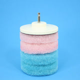 Power Driven Scrub Pads for bathroom Soap Scum, Hard Water Stains, Mineral and Rust Deposits