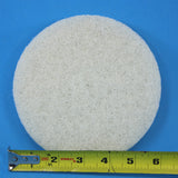 6 inch Diameter White Fine Polishing Pad