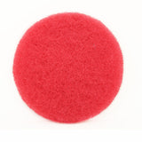 8 Inch Diameter Red Medium Replacement Scrub Pad