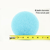 6 inch Diameter Blue Fine Scrub Pad